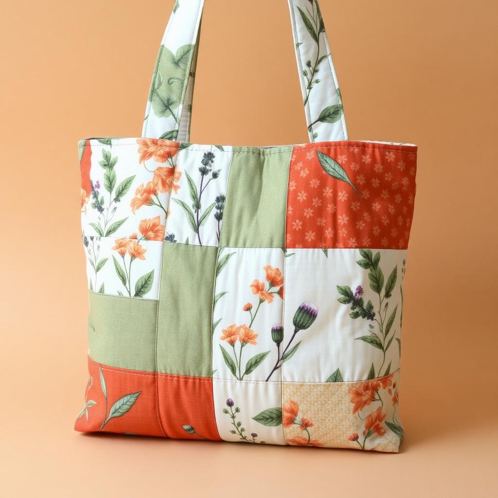 Garden Patchwork Tote